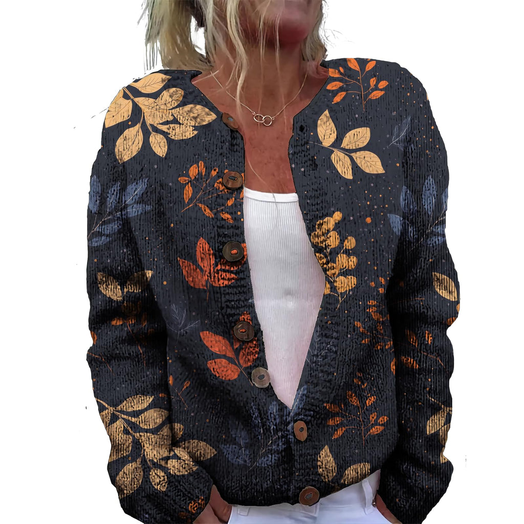 Womens Cardigan Sweater Chunky Plus Size Lightweight Botton Casual Long Sleeve Sweater Winter Fall Tops