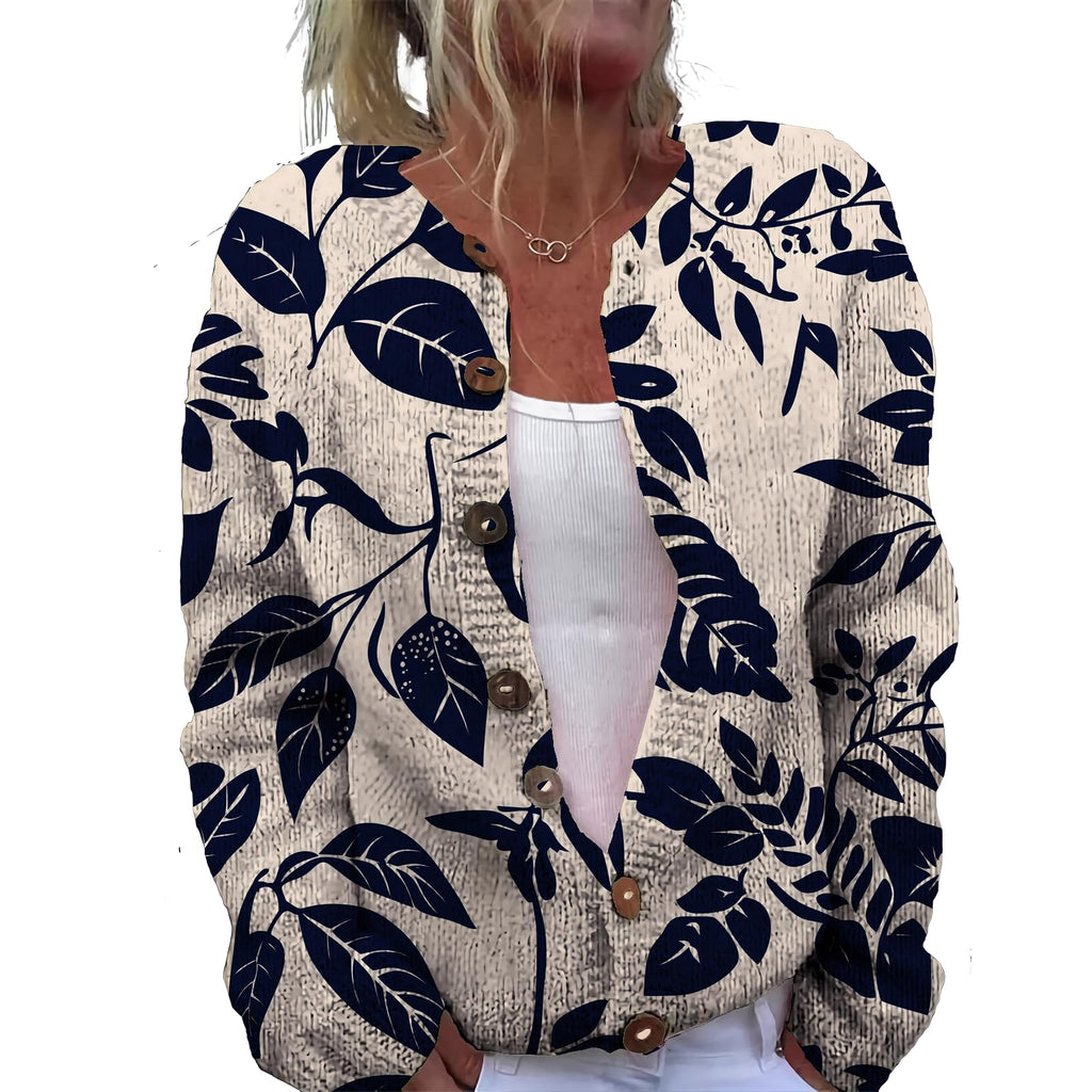 Womens Cardigan Sweater Chunky Plus Size Lightweight Botton Casual Long Sleeve Sweater Winter Fall Tops